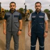 Alt üst yazlık pantolon yelek takımı
