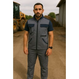 Alt üst yazlık pantolon yelek takımı